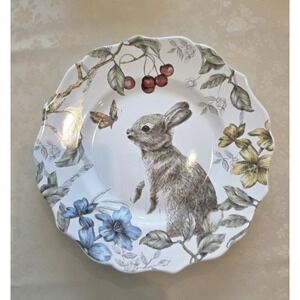 Pier 1 Sofie The Bunny Rabbit Easter Porcelain Salad Plate And Bowl Easter